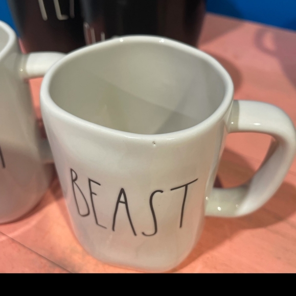 Rae Dunn “Beauty & Beast” Mug Set - Picture 5 of 5